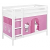 Litera infantil cortinas hello kitty rosa