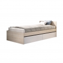 CAMA INDIVIDUAL CON CAJONES HELIUS